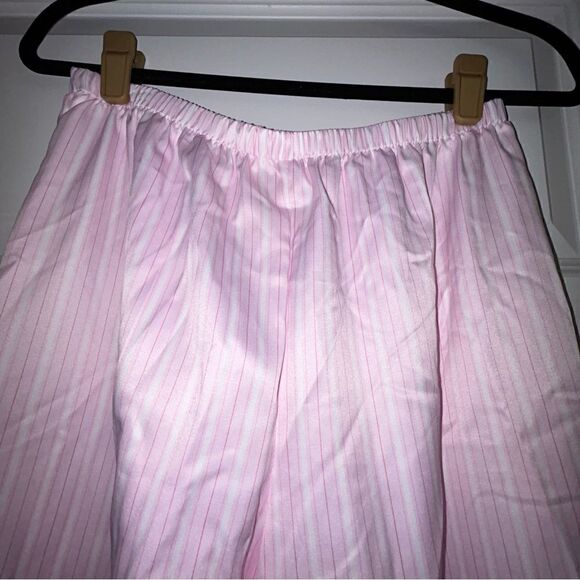 New, Miss Elaine Stripe Print Pajama Lounge Wear 2 Pc. Set - Picture 8 of 11